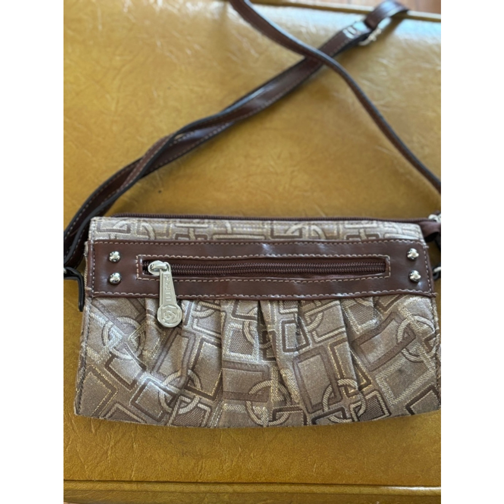 Women's Rosetti Brown & Gold Small Crossbody Bag